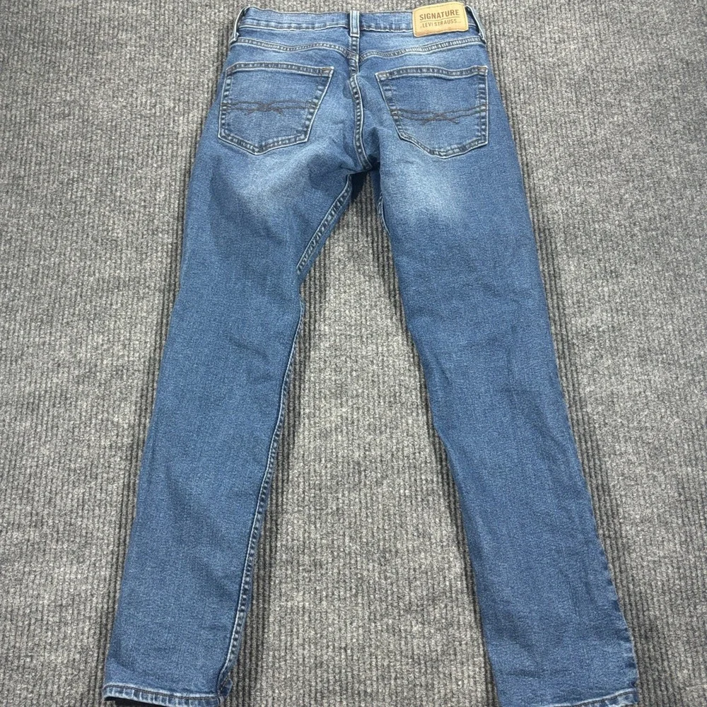 Signature‎ by Levi Strauss Slim Jeans Mens 28x30 Blue Denim Mid Wash 59178-0144